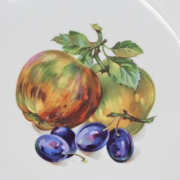 Vintage Kahla Porcelain Side Plates Fruits & Nuts - Picture 5 of 9